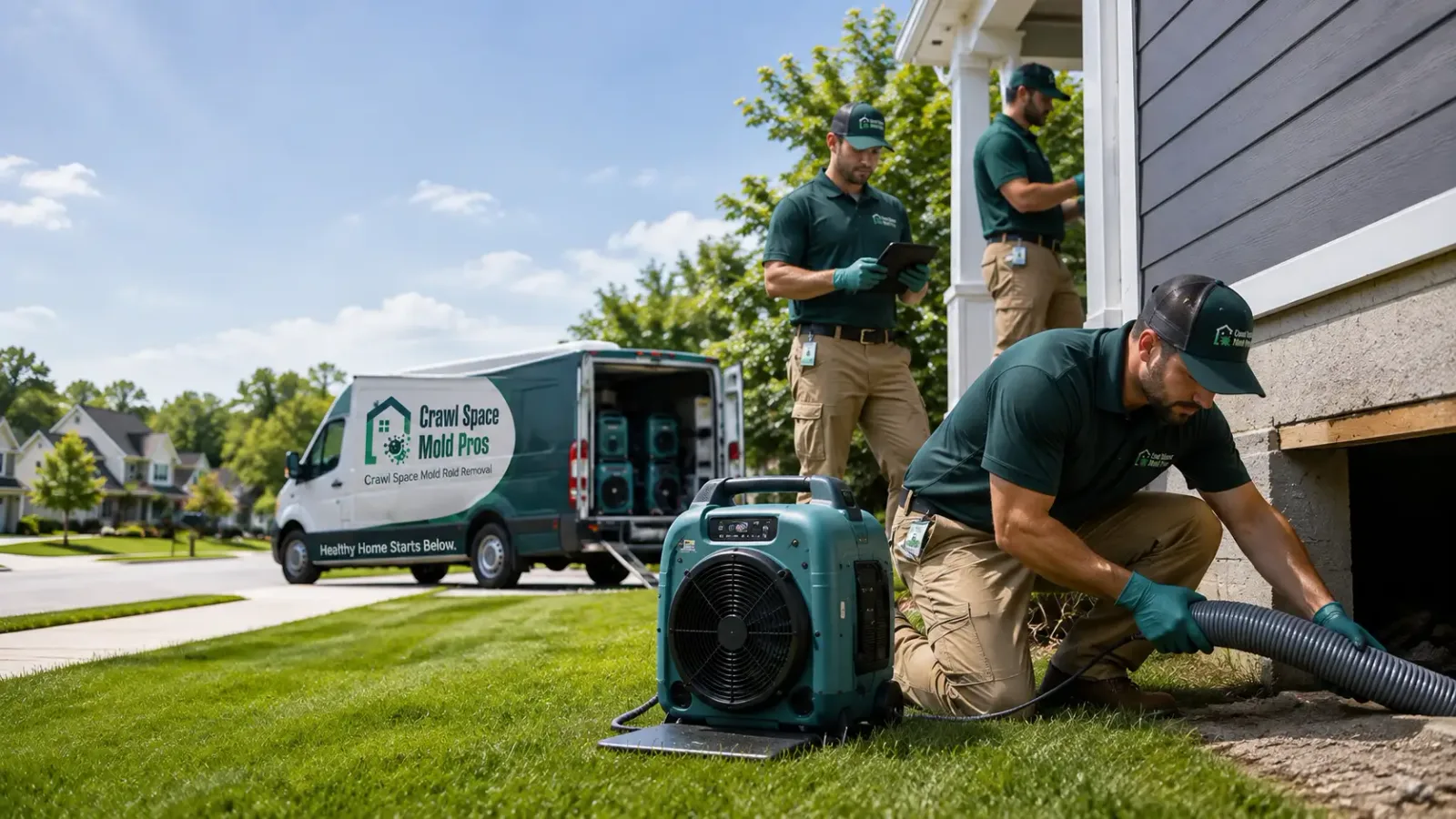 Crawl Space Mold Removal in Maine